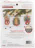 Dimensions Sweets and Treats Ornaments Counted Cross Stitch Kit, 4.5" H, 18 Cnt. Beige Aida 3 pcs...