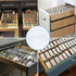 Spice Drawer Organizer, 6 Pcs Clear Acrylic In Drawer Seasoning Jars Rack, Expandable From 8" to 16" Kitchen Cabinets/Countertop Drawer Spice Rack...
