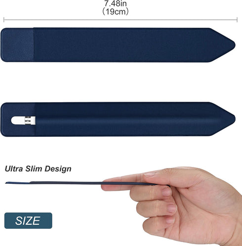 ProCase Pencil Holder Sticker for Apple Pencil 1st and 2nd Gen, Elastic Stylus Pocket Pouch Adhesive Stylus Pen Sleeve Attached to Case for Apple ...
