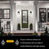 Dusk to Dawn LED Outdoor Light Bulbs 40W Equivalent, A19 Automatic On/Off Sensor Light Bulb Daylight 5000K, Dusk to Dawn Light Bulbs for Outdoor L...