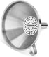New Star Foodservice Stainless Steel Funnel with Detachable Strainer/Filter, 5", Silver...