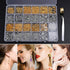 Earring Making Supplies Kit, Caffox 2900pcs Earring Hardware Pieces Repair Parts with Earring Hooks Posts Backs and Jump Rings for Making Earrings...