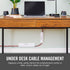 VELCRO Brand Cable Sleeves. Organize Messy Wires on Desk, Behind TV or Game Console. 16-Inch (2x8in) White. Removable Adhesive Mounts to Smooth Su...