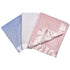 Baby Starters Textured Dot Blanket with Satin Trim, Pink 30" x 40"...