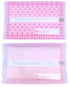 Butipods Reusable Stay Moist Wet Wipe Pouch | Slim Case Travel Holder | Great for Hand and Face Wipes | Set of 2 (Blush Pink Tiles)...