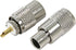 PL 259 Connectors, 5-Pack PL-259 UHF Male Solder Connector Plug with Reducer, Teflon Material 50ohm for RG59, RG8, RG8x, LMR-400, RG-213 Coaxial C...