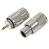PL259 Coax Connectors, 5 Pack PL-259 UHF Male Solder Connectors with UG-175 Reducer Teflon Material for RG-58, RG-213, LMR195, RG142...