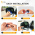 EcoNour Car Blind Spot Mirror for Car Side Mirror (2 Pack) - Convex Rear View Blind Spot Mirrors, 2" Round HD Car Side Mirror Blindspot, Wide Angl...