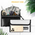 Fireproof Money Bag, 5 x 8 inches Fireproof Wallet, Waterproof Cash Bag with Zipper, Small Fireproof Cash Bag for Valuables...