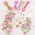 Make It Real: Crystal Dreams Nature Song - Create 9 Unique Charm Bracelets, 461 Pieces, Green Pink & Purple, All-in-One, DIY Charm & Bead Jewelry ...