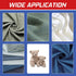 Fabric Glue, Clear Fabric Glue for Clothing Permanent Washable, Fabric Fusion Glue for All Fabrics, Leather, Flannel,Cotton, Clothes, Denim, Polye...