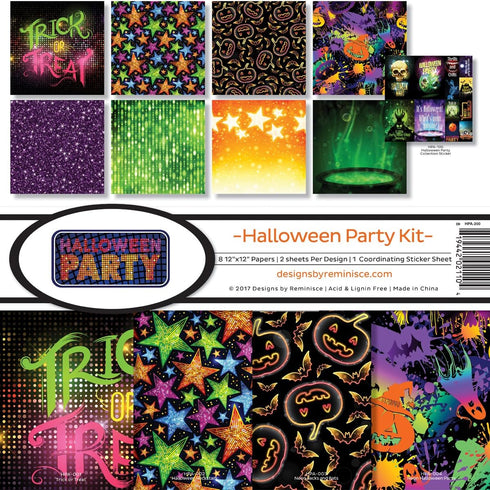 Reminisce HPA-200 Halloween Party Scrapbook Collection Kit...