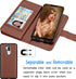 Tekcoo Wallet Case for LG G7 / LG G7 ThinQ, PU Leather Luxury ID Cash Credit Card Slots Holder Purse Carrying Folio Flip Cover [Detachable Magneti...