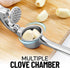 Zulay Kitchen Premium Garlic Press Set - Rust Proof & Dishwasher Safe Professional Garlic Mincer Tool - Easy-Squeeze, Easy-Clean with Soft, Ergono...