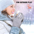 2 Pairs Women's Winter Touchscreen Gloves Warm Fleece Lined Knit Gloves Elastic Cuff Winter Texting Gloves...