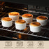 MALACASA Ramekins 4 oz Oven Safe, Porcelain Creme Brulee Ramekins Pudding Custard Cups Small Ceramic Souffle Dishes Ramakan Ramiken Ramicans Bakin...