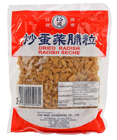 Preserved SALTED Radish, Chopped/Minced Dried Asian Radish Vegan/Vegetarian Friendly, 8oz / 277g (Pack of 1) Product of Taiwan...