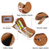 BAIGIO Genuine Leather Wallets for Men Multi Card Purse with Zipper Wallet Men RFID Blocking Coin Pocket(Yellow)...