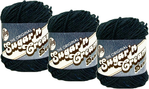 Sugar'N Cream Yarn - Solids-Indigo...