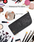 Makeup Brush Bag Travel Makeup Brush Holder Large Makeup Brush Case Organizer Professional Cosmetic Bag Artist Makeup Brush Holder Stand-up Foldab...