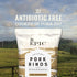 EPIC BBQ Pork Rinds Gluten Free, 2.5oz...