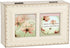Cottage Garden Friend Takes a Long Time to Grow Matte Ivory Jewelry Music Box Plays What Friends are for...