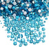 AD Beads 1440 Pieces Mixed Size Glue on Quality Glass Flatback Rhinestones Round Crystal Gems (05 Aquamarine)...