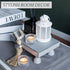 Decorative Wood Riser for Display : Modern Farmhouse Pedestal Stand for Home & Kitchen Decor and Stylish Soap Stand for Sink - Rustic Bathroom Cou...