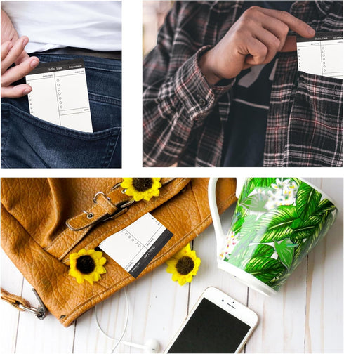 6-Pack Small Note Pads - Pocket To-Do List & Memo Notebook with Grocery and Chores Sections?3x5 inch?Perfect for Home, Office, School, and On-the-...