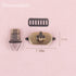 Framendino, 15 Pack Twist Turn Lock Clasp Purse Hardware Twist Lock Fasteners Closure Lock Clip Clasps Leathercraft for DIY Craft Handbag Making (...