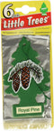 LITTLE TREES Car Air Freshener | Hanging Paper Tree for Home or Car | Royal Pine | 6 Pack...