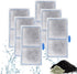 driamor 6 Pack Filter Cartridges for Top Fin EF-S Element and BF5 BETTAFLO Filter, Thickened Fish Tank Replacement Filters Cartridge with Zeolite...