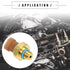 Motoforti Engine Oil Pressure Sensor, Oil Pressure Switch, Plastic, 4921493, Glod Tone Brown...