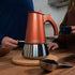 London Sip Stainless Steel Stovetop Espresso Maker Moka Pot Italian Coffee Percolator, Copper, Small (5.07 oz)...