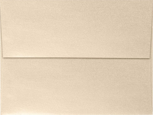 LUXPaper A7 Invitation Envelopes | Peel & Press | 5 1/4" x 7 1/4" | Taupe Metallic | 80lb. Text | 50 Qty...