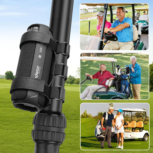 Caudblor Portable Speaker Mount for Bike/Golf Cart Railing/Boat, Adjustable Outdoor Wireless Speaker Strap Holder Accessory,Fit for JBL Bluetooth ...