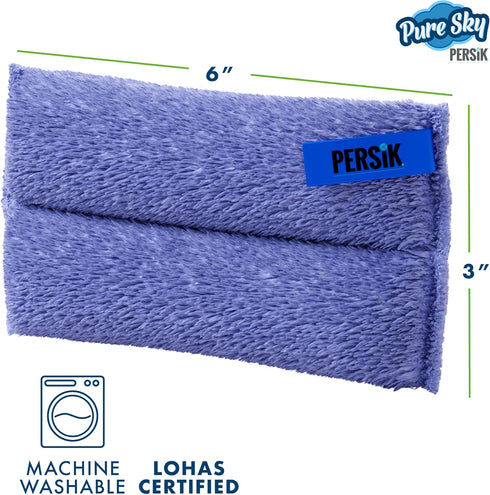 Pure-Sky Ultra-Microfiber Cleaning Sponge – Kitchen, Household and Dish Sponges – JUST ADD Water No Detergents Needed – Heavy Duty for Removing St...