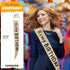 CORRURE 'It's My Birthday' Sash Glitter with Black Foil - Gold Glitter Birthday Sash for Women and Men - Happy Birthday Sash for Girls, Sweet 16, ...