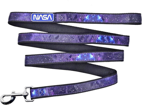 NASA Pet Leash. Space Designed Dog Leash, Size Large Leash for Dogs & Cats. A Shiny & Satin Dog & Cat Leash with NASA Logo and Design for All Oute...