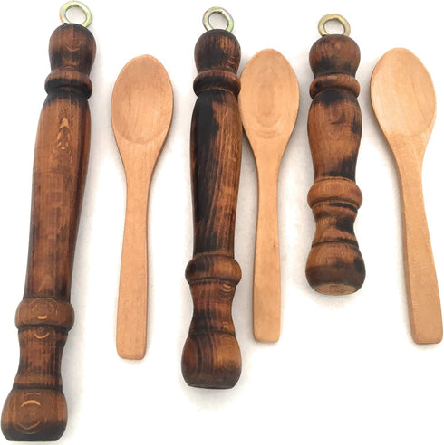 Replacement Wooden Handle for Copper Coffee Pot, Teapots, Cezve, Jezve, Jazzve, Ibrik, Briki, Stovetop Coffee Maker and Multi-Purpose Mini Wooden ...