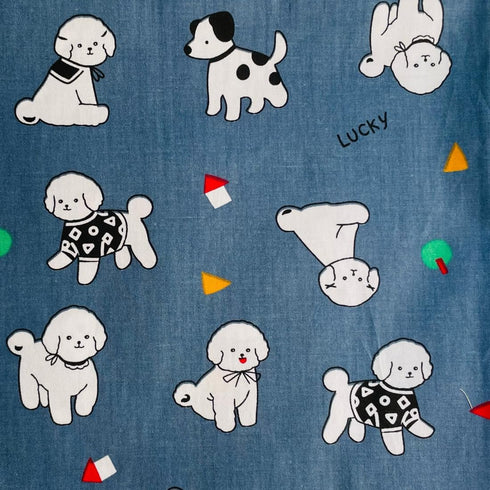 Dog Fat Quarters Fabrc Bundles for Baby Kids, Pet Cotton Quilting Fabric for DIY Crafts, Novelty Fabric Bundles for Sewing 18x22 (6PCS)...