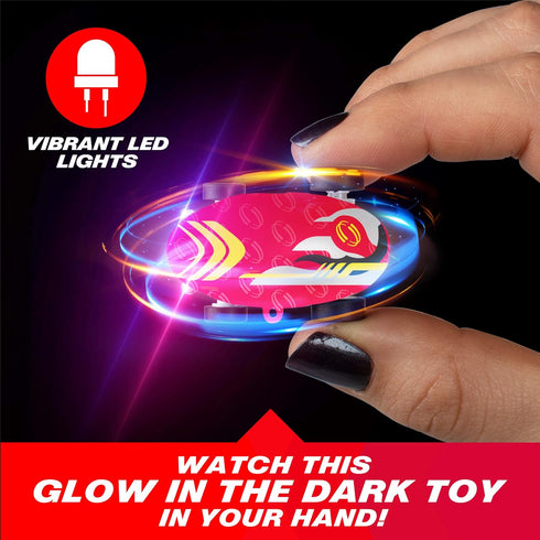 USA Toyz Whipz Duo Micro Racers Toy Cars for Kids - 2pk Mini Keychain Cars, Glow in The Dark LED Fast Pocket Racers Fidget Toys, 2 Mini Cars with ...