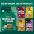 FGO Organic Moringa Mint Tea, 20 Count, Eco-Conscious Herbal Tea Bags, Resealable Bag, Caffeine Free, Packaging May Vary (Pack of 1)...