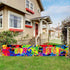 Colorful Neon Graffiti Happy 11th Birthday Banner, Glow in the Dark 11th Birthday Yard Banner Sign, Splash Paint Polyester Children Kids Eleven Ye...
