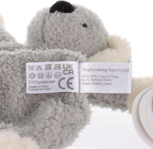 Apricot Lamb Stuffed Animals Security Blanket Gray Koala Infant Nursery Character Blanket Luxury Snuggler Plush(Gray Koala, 10 Inches)...