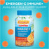 Emergen-C Immune+ Immune Gummies, Vitamin D plus 750 mg Vitamin C, Immune Support Dietary Supplement, Caffeine Free, Gluten Free, Super Orange Fla...