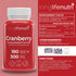 Cranberry Extract with Vitamin C & E - Pure Concentrated Formula, 500mg per Serving, 180 Vegetarian Capsules, Urinary Tract Health & Bladder, 6 Mo...