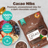 Navitas Organics Cacao Nibs – Unsweetened Dark Chocolate Crunch – Antioxidants, Minerals, Fiber – For Trail Mix, Baking & More – USDA Organic, Fai...