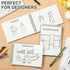 Graph Paper Spiral Notepad A5 Top Wirebound Notepad Grid Notebook Steno Pads Memo Notepads Grid Paper 140 Pages for Writing Sketching Drawing Scho...
