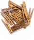 LWR CRAFTS Wooden Large Clothespins 3-5/16" 8.4cm 30 Pieces Per Pack (Jacobean)...